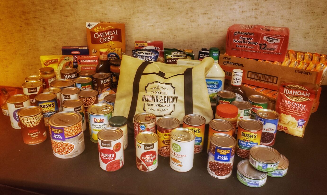 Food shelf donations from TCWEp