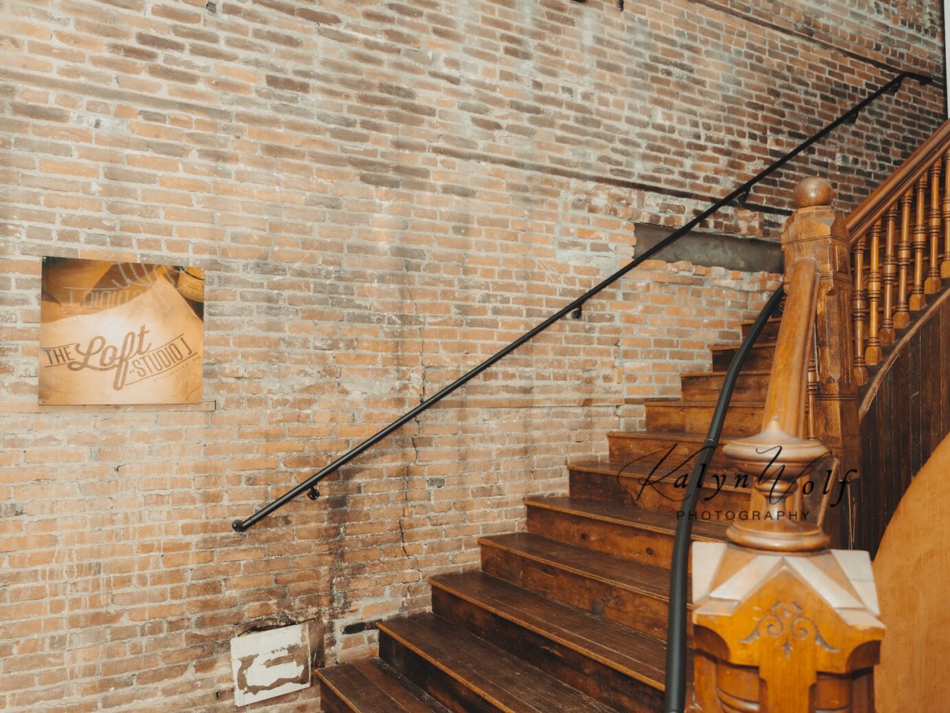 Staircase at The Loft at Studio J Stillwater MN