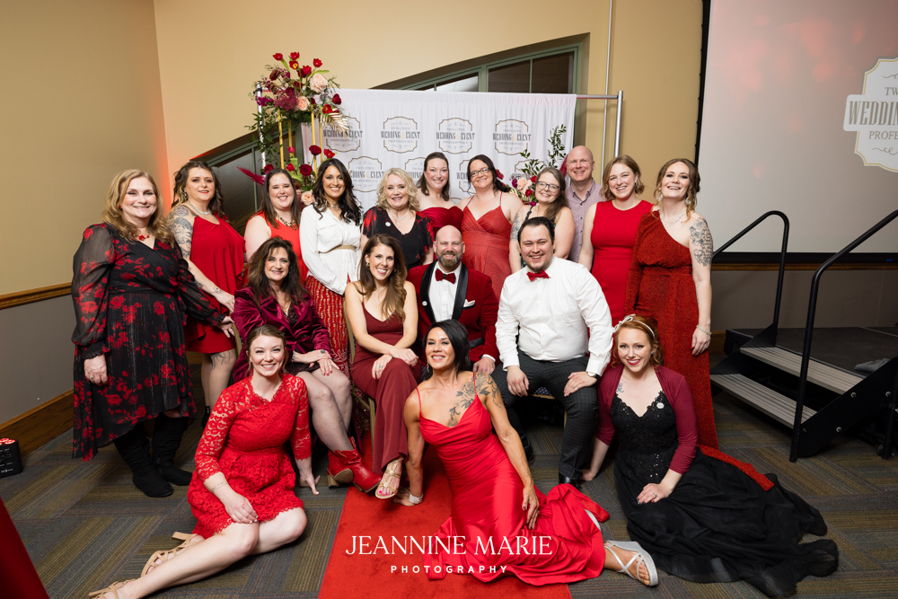 Peer-nominated finalists at the Twin Cities Wedding & Event Professionals Red Gala 2024