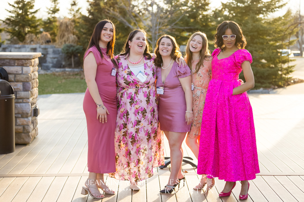 pretty in pink guests at TCWEP award gala 2025