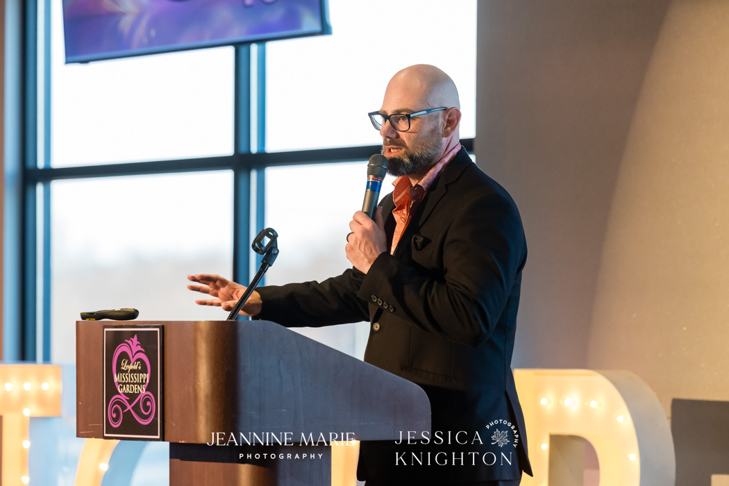 Matt Sherry hosting Gala