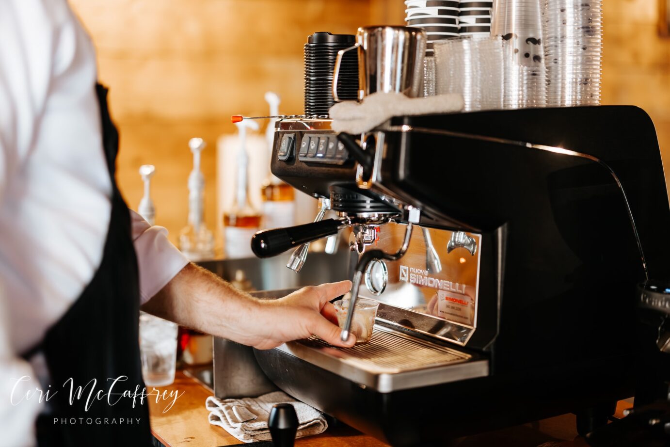 Caffeination Station close up