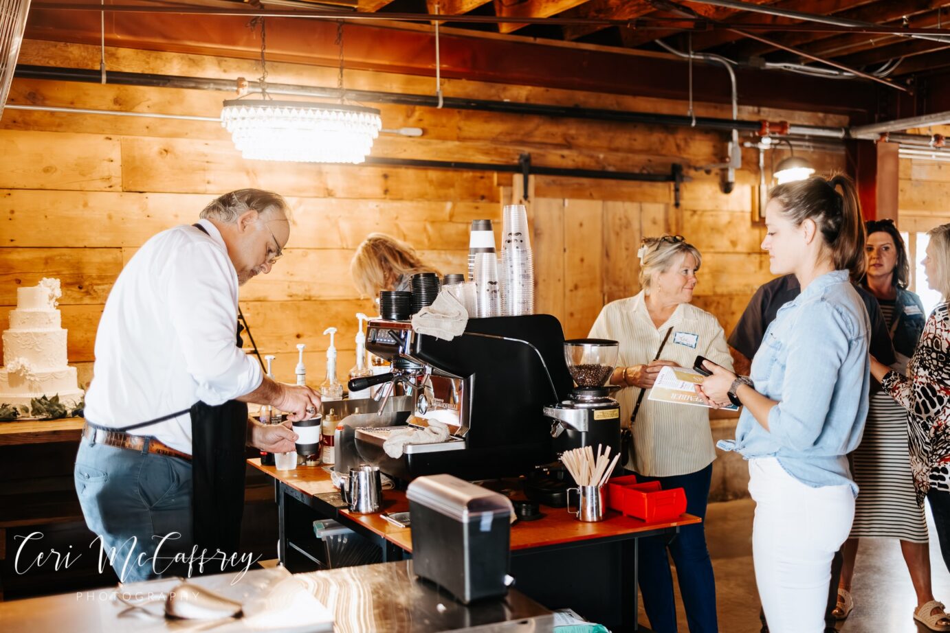 Caffeination Station in Action at TCWEP event